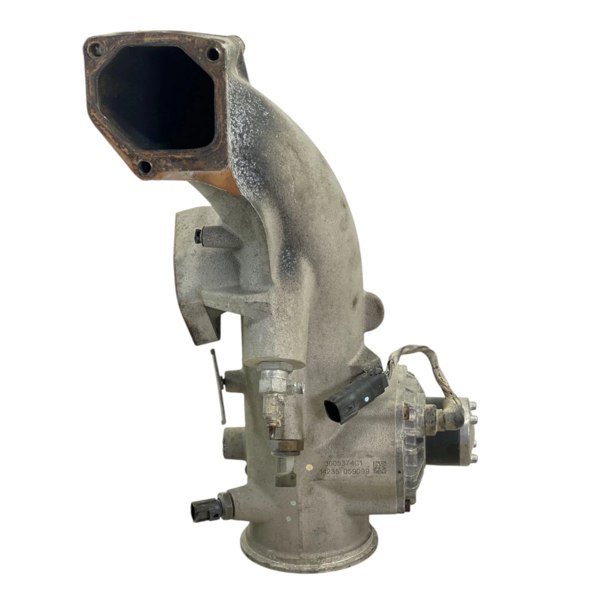 3005374C1 Genuine International Duct Air Intake Throttle Vert - Second Truck Parts