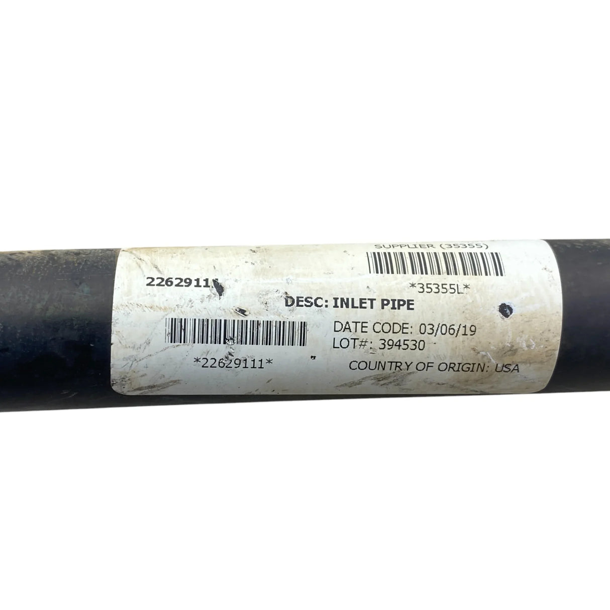 22629111 Genuine Mack Inlet Pipe - Second Truck Parts