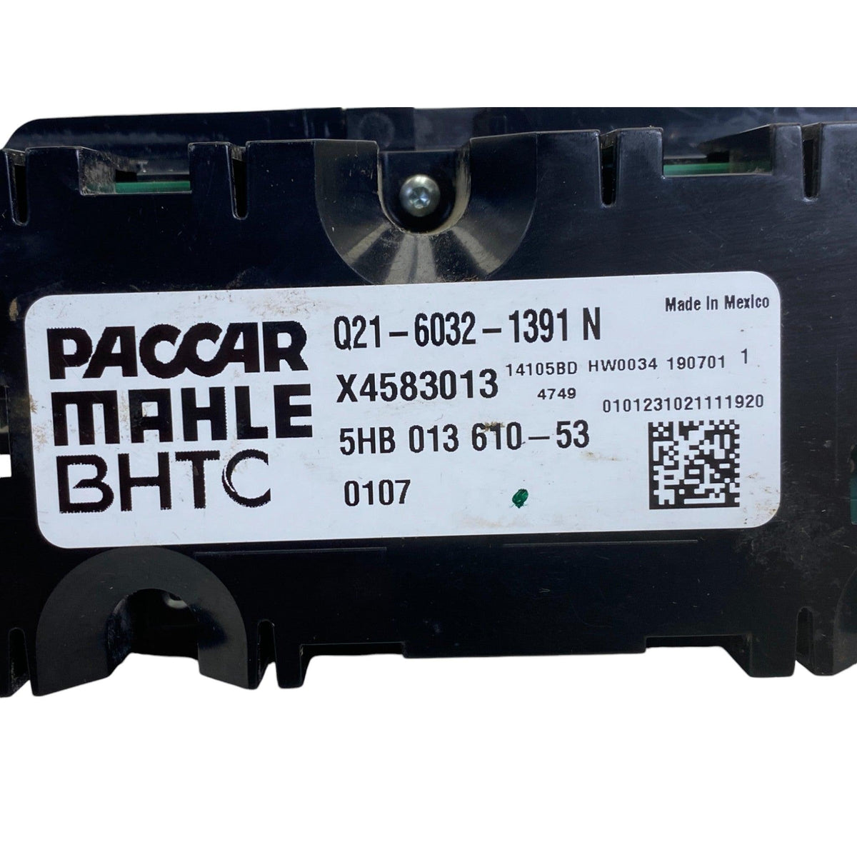 Q21-6032-1341 Genuine Paccar Hvac Control Unit - Second Truck Parts