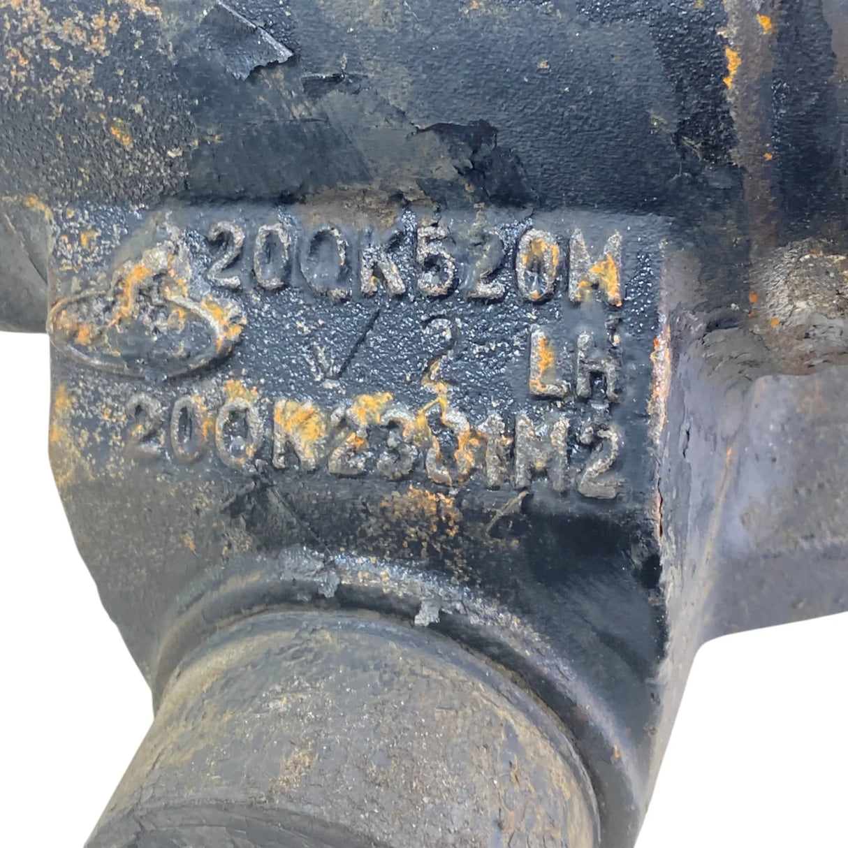 25130991 Genuine Mack Left Steer Axle Shock Bracket - Second Truck Parts