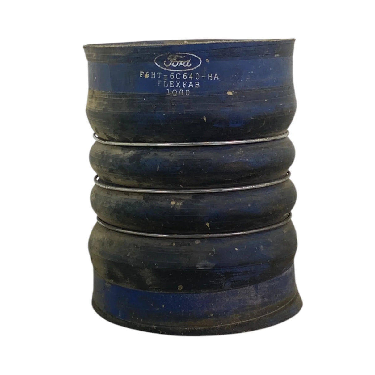 F6HT-6C640-HA Genuine Ford Blue Rubber Air Inlet Hose - Second Truck Parts