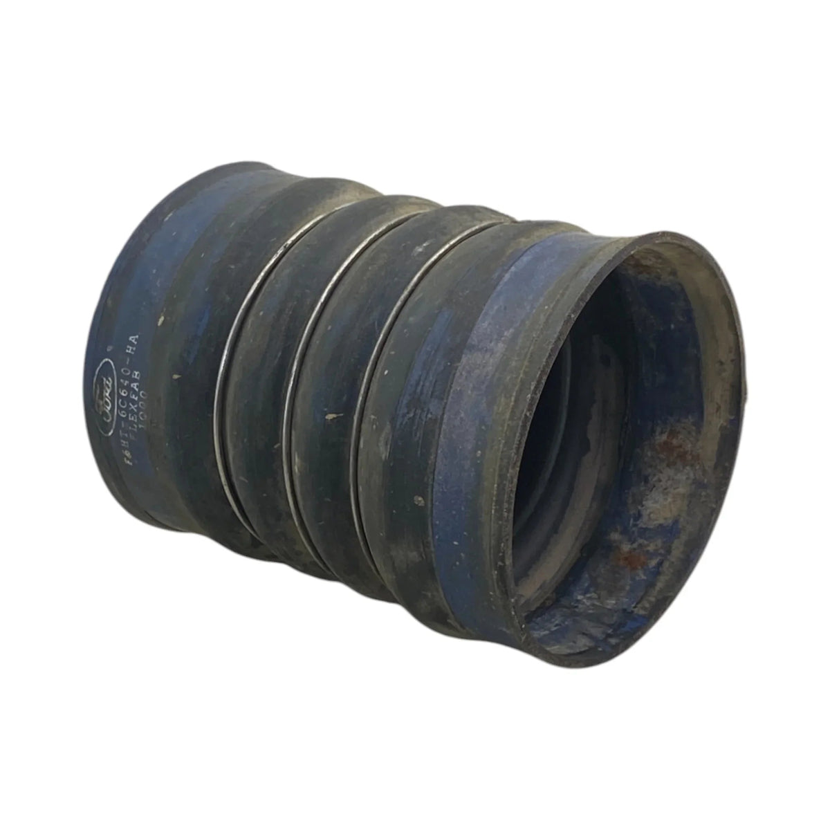 F6HT-6C640-HA Genuine Ford Blue Rubber Air Inlet Hose - Second Truck Parts