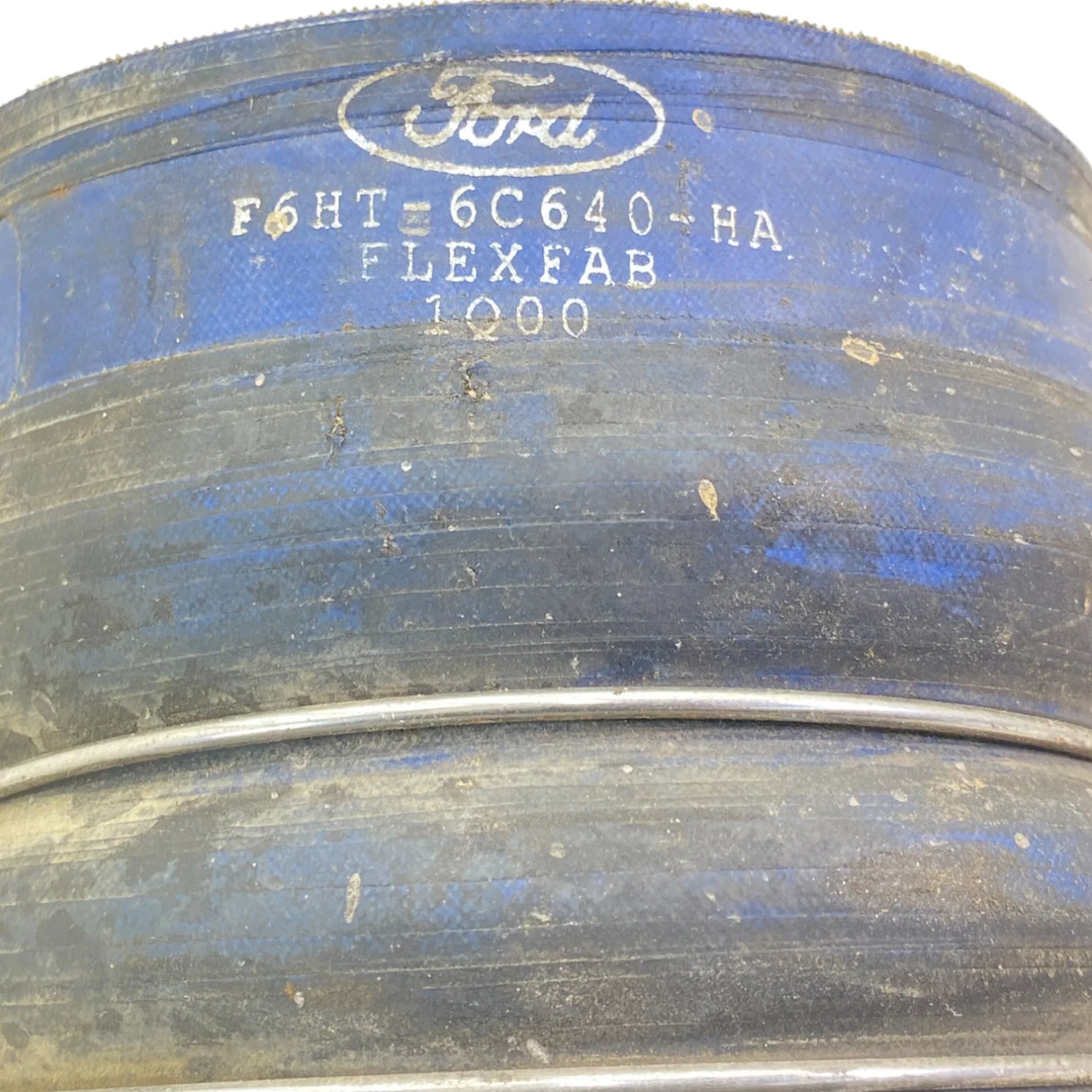 F6HT-6C640-HA Genuine Ford Blue Rubber Air Inlet Hose - Second Truck Parts