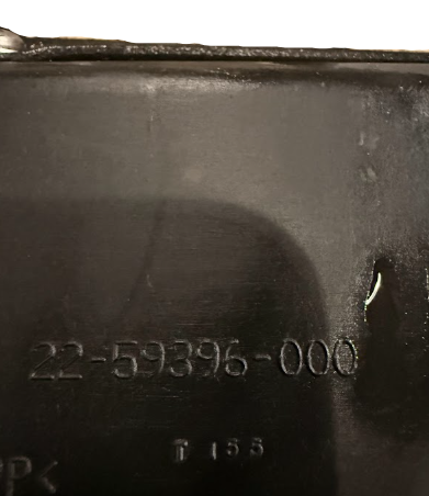 22-59396-001 Genuine Freightliner Rain Tray - Second Truck Parts