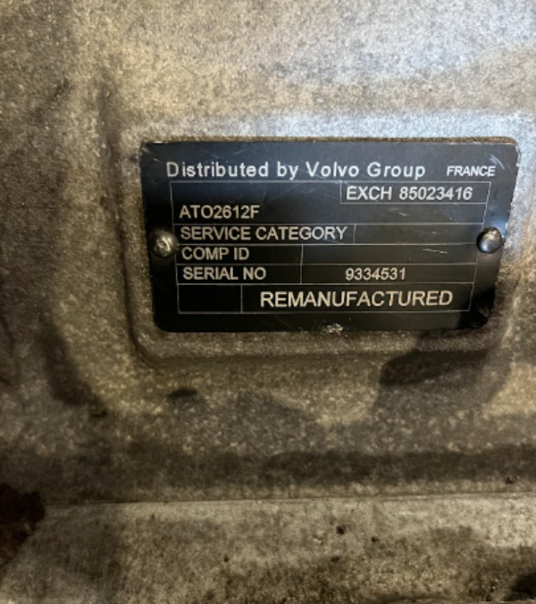 TMD12AFO Genuine Volvo Transmission