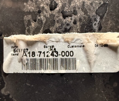 A18-71243-000 Genuine Freightliner Backwall Upholstery Panel