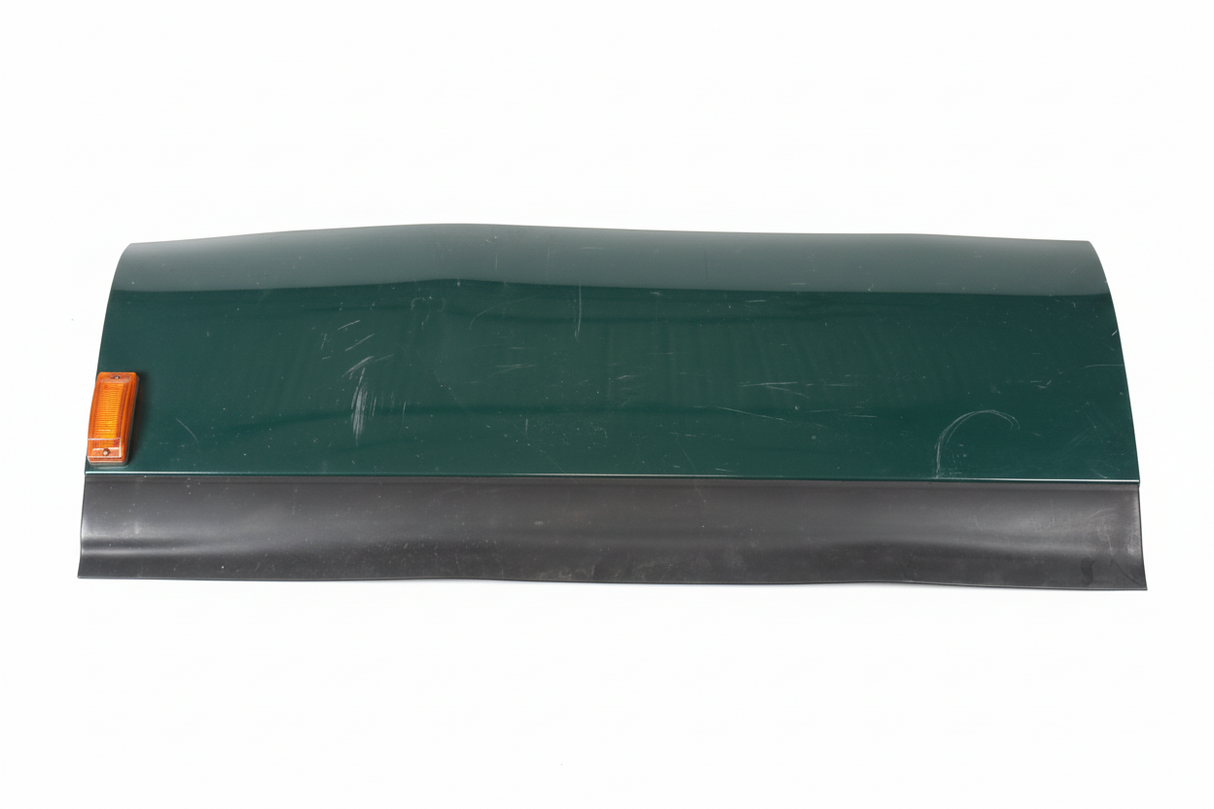 R33-1214 Genuine Peterbilt Green Left Driver Side Fairing Cab Extender - Second Truck Parts