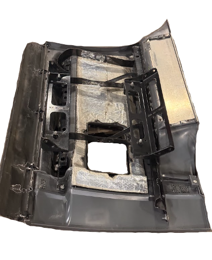 22-73538-003 Genuine Freightliner Gray Right Side Step Fairing - Second Truck Parts