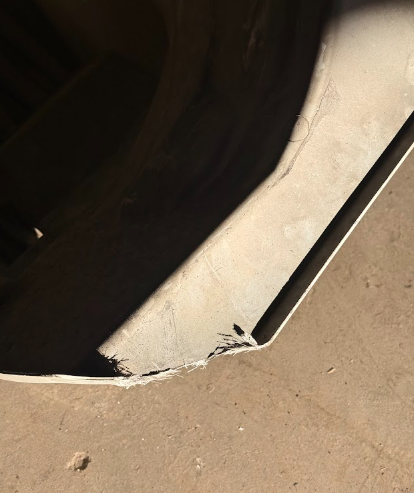 3557090C3 Genuine International Left Hand White Fender Extension