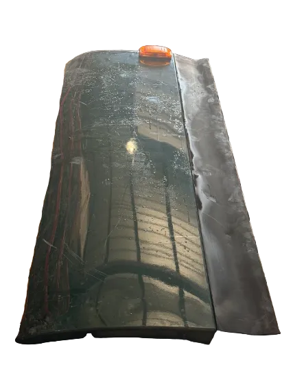 R33-1214 Genuine Peterbilt Green Left Driver Side Fairing Cab Extender - Second Truck Parts