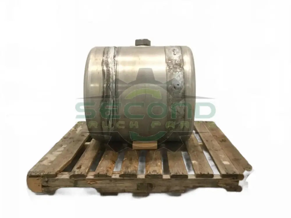Aluminum LH fuel tank measures 25" x 26 " 50 gallon rear filler - Second Truck Parts
