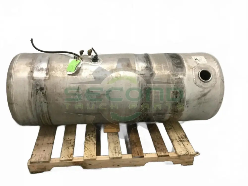 Aluminum RH fuel tank measures 23" x 61" 100 gallon rear filler - Second Truck Parts