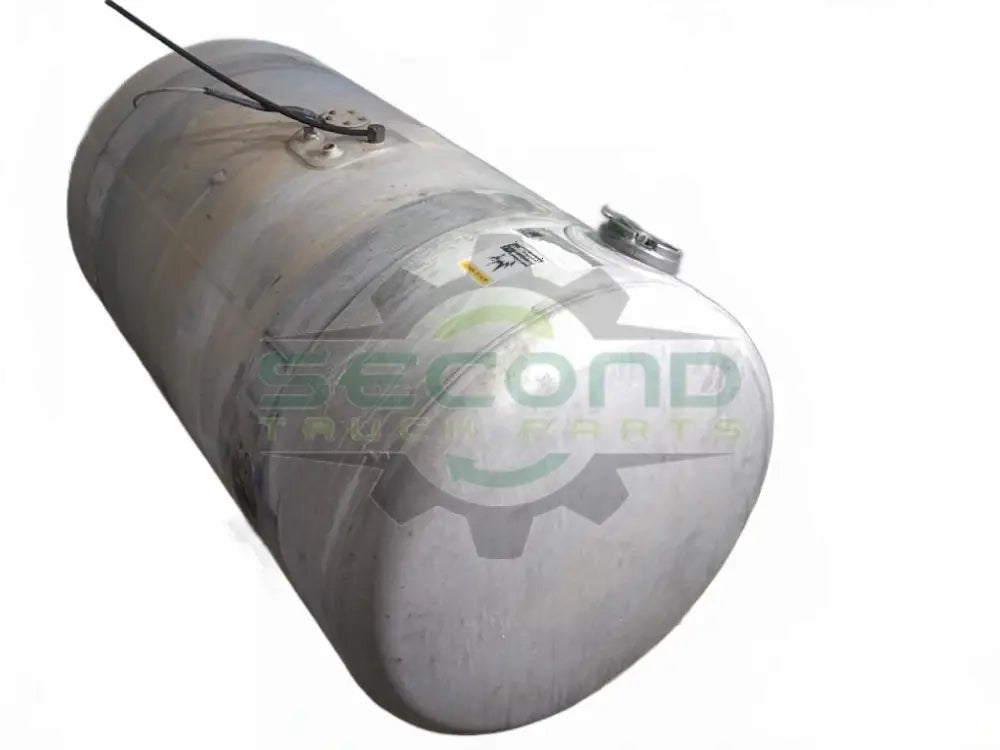 Aluminum RH fuel tank measures 25" x 49" 100 gallon with rear - Second Truck Parts