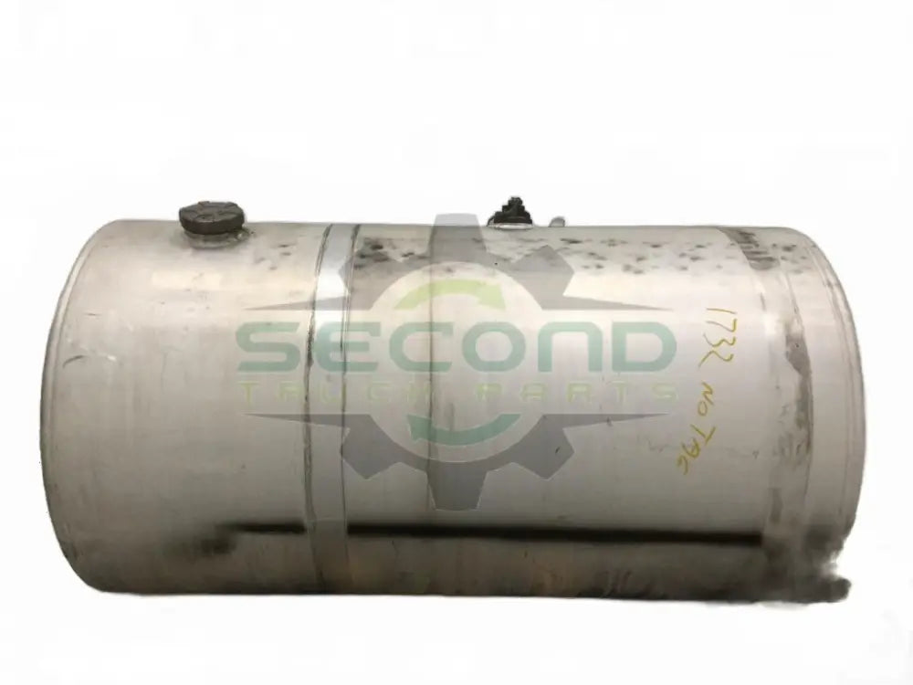 Aluminum RH fuel tank measures 26" x 47" 100 gallon with rear - Second Truck Parts