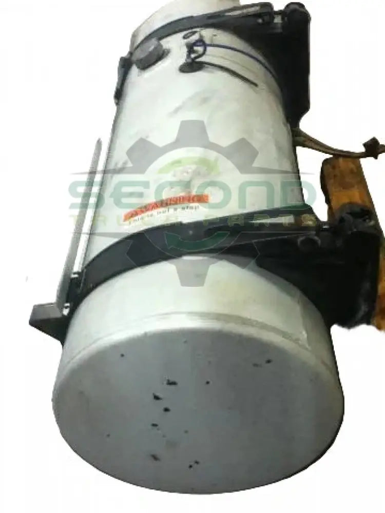 Dia 23" x 66" long 110 gallon aluminum fuel tank with straps OEM - Second Truck Parts