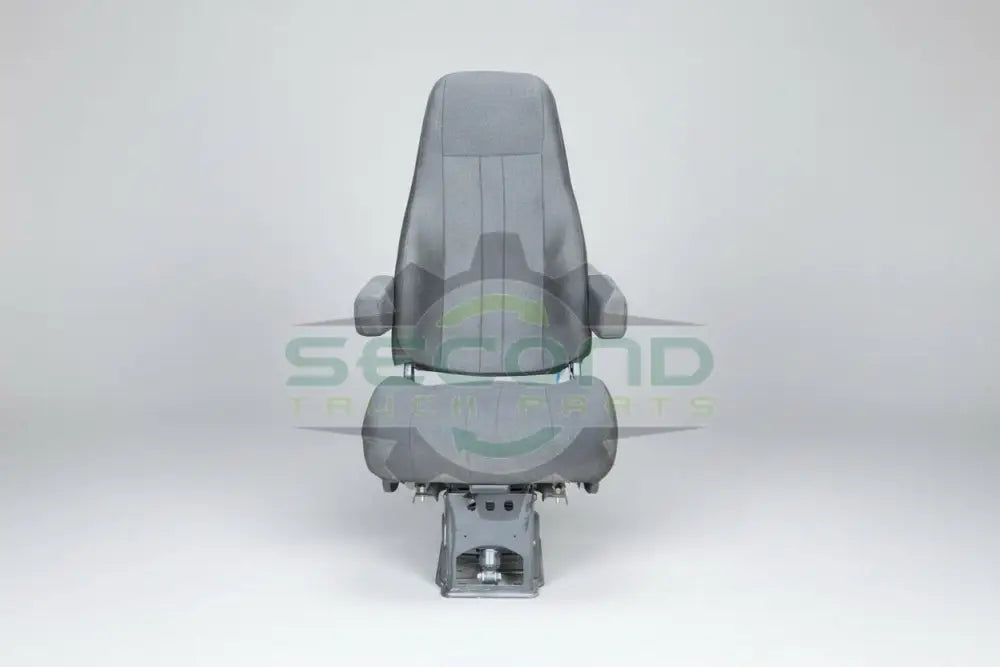 Duroshox 2195 20” Black Captain Air Ride Truck Driver Seat P/N 324696-01 - Second Truck Parts