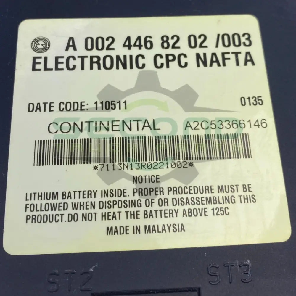 EA0024468202 Genuine Freightliner Chassis Control Module - Control Modules