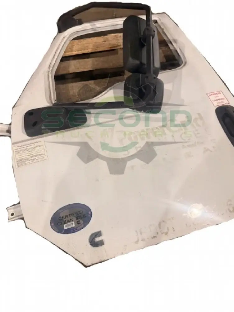 0620 A188 Genuine Cummins White Left Driver Door - Second Truck Parts