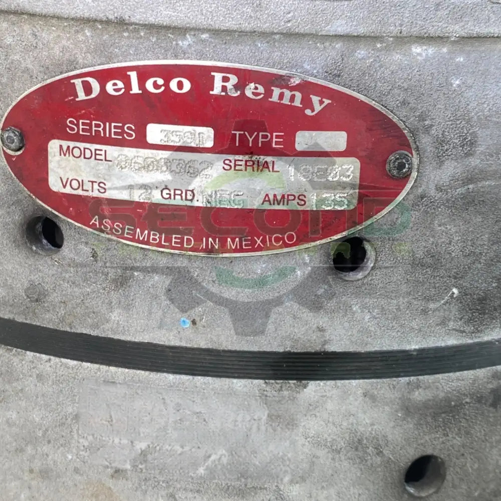 8600362 Genuine Delco Remy Alternator 35SI 12V 135A - Second Truck Parts