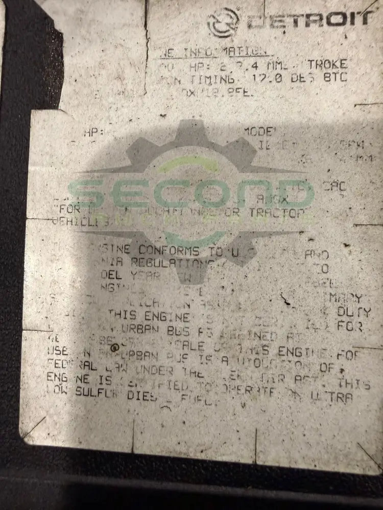 Genuine Detroit Diesel Engine DD13 - Second Truck Parts