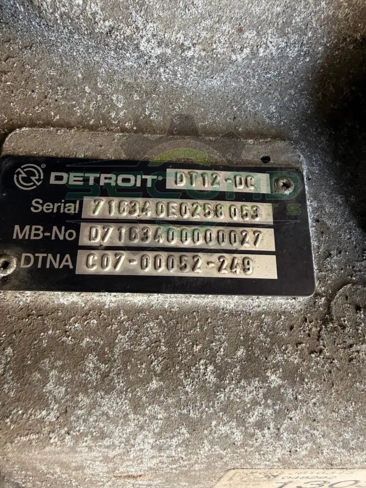 Genuine Detroit Diesel Transmission DT12-DHE - Transmissions