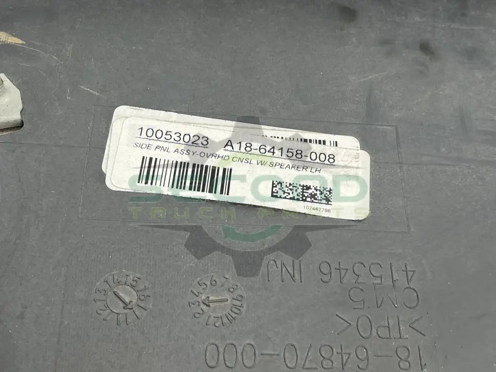 A18-64158-008 Genuine Freightliner Left Hand Overhead Console Side Panel - Second Truck Parts