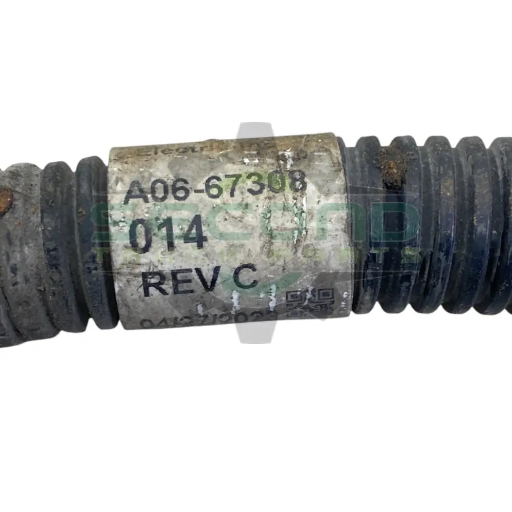 A06-67308-014 Genuine Freightliner Negative Battery Cable Black 2/0 Gauge 1/2 x 3/8 - Second Truck Parts