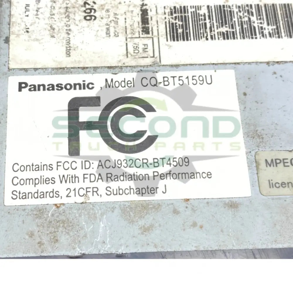 CQ-BT5159U Genuine Freightliner Radio - Second Truck Parts