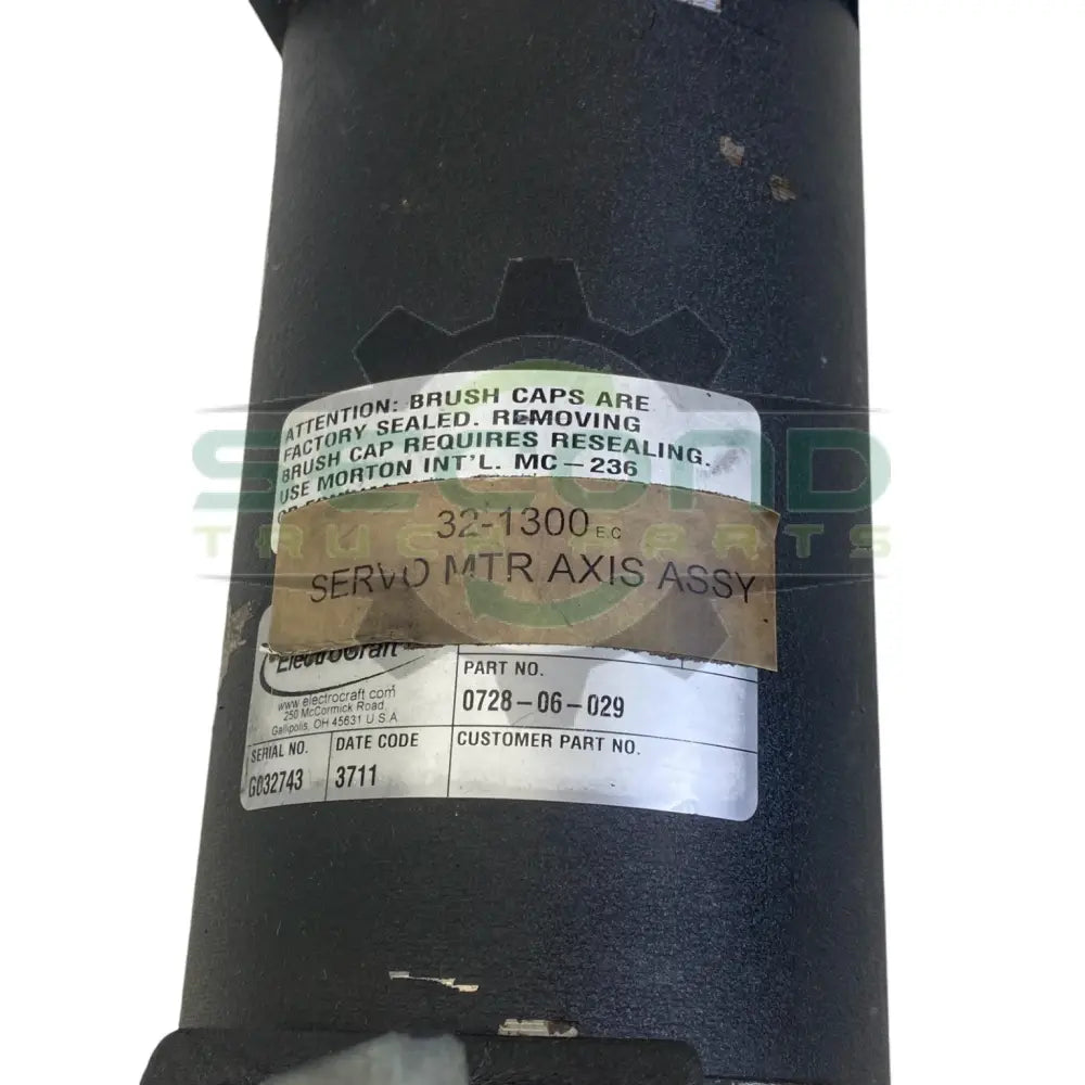0728-06-029 Genuine Haas Electrocraft Servo Motor E728 - Second Truck Parts