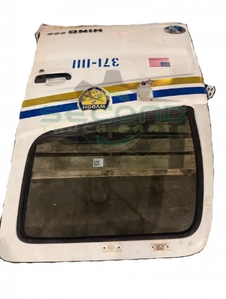 606-13790 Genuine Hino White Left Driver Door - Second Truck Parts