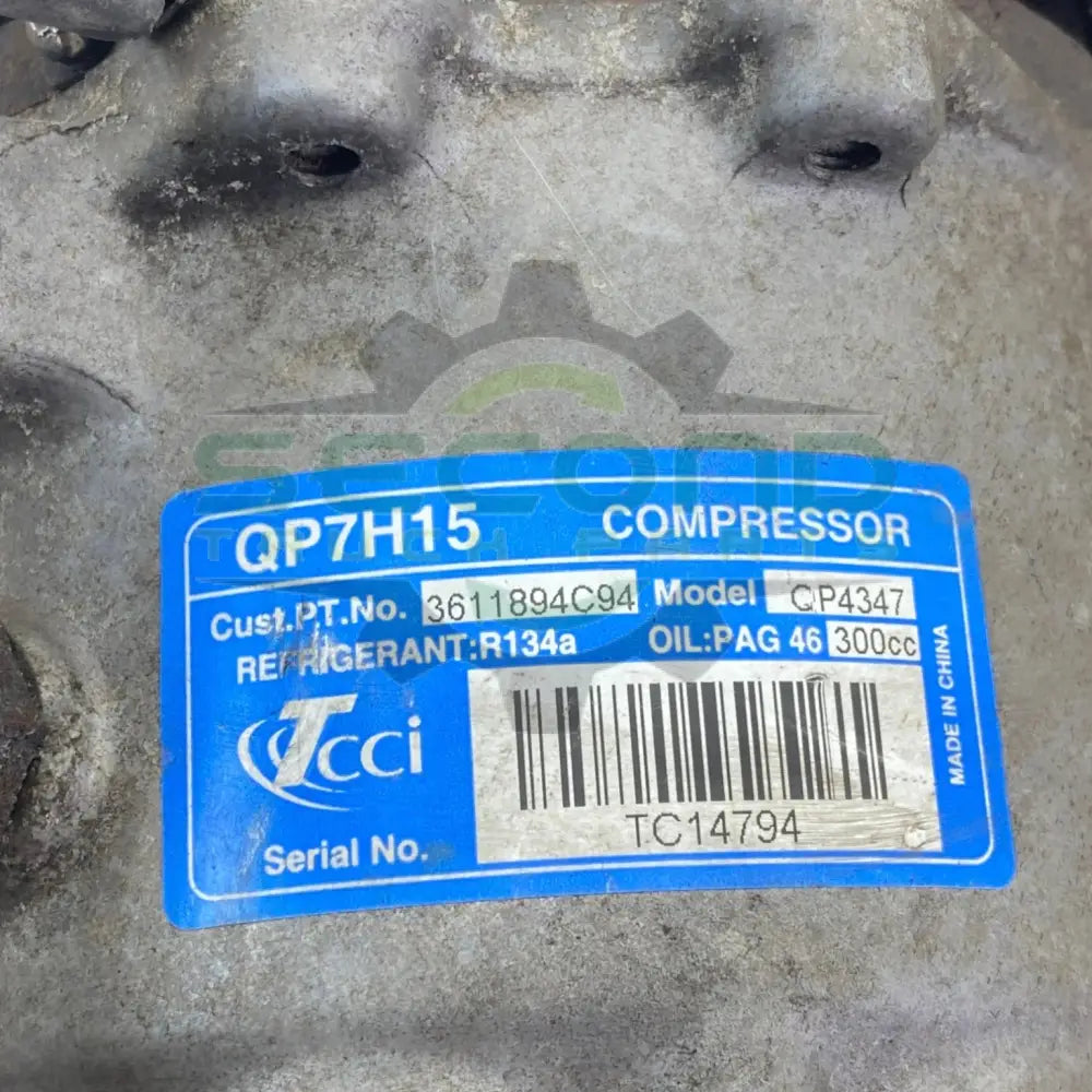 3611894C94 Genuine International Air Conditioner Compressor - Second Truck Parts