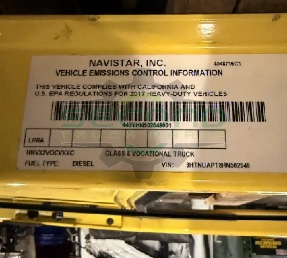 3581746C93 Genuine International Yellow Left Hand Cab Door - Second Truck Parts