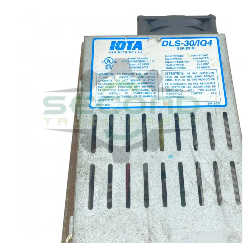 DLS-30/IQ4 Genuine Iota Automatic Battery Charger Power Supply 12 Volt 30 Amp - Second Truck Parts