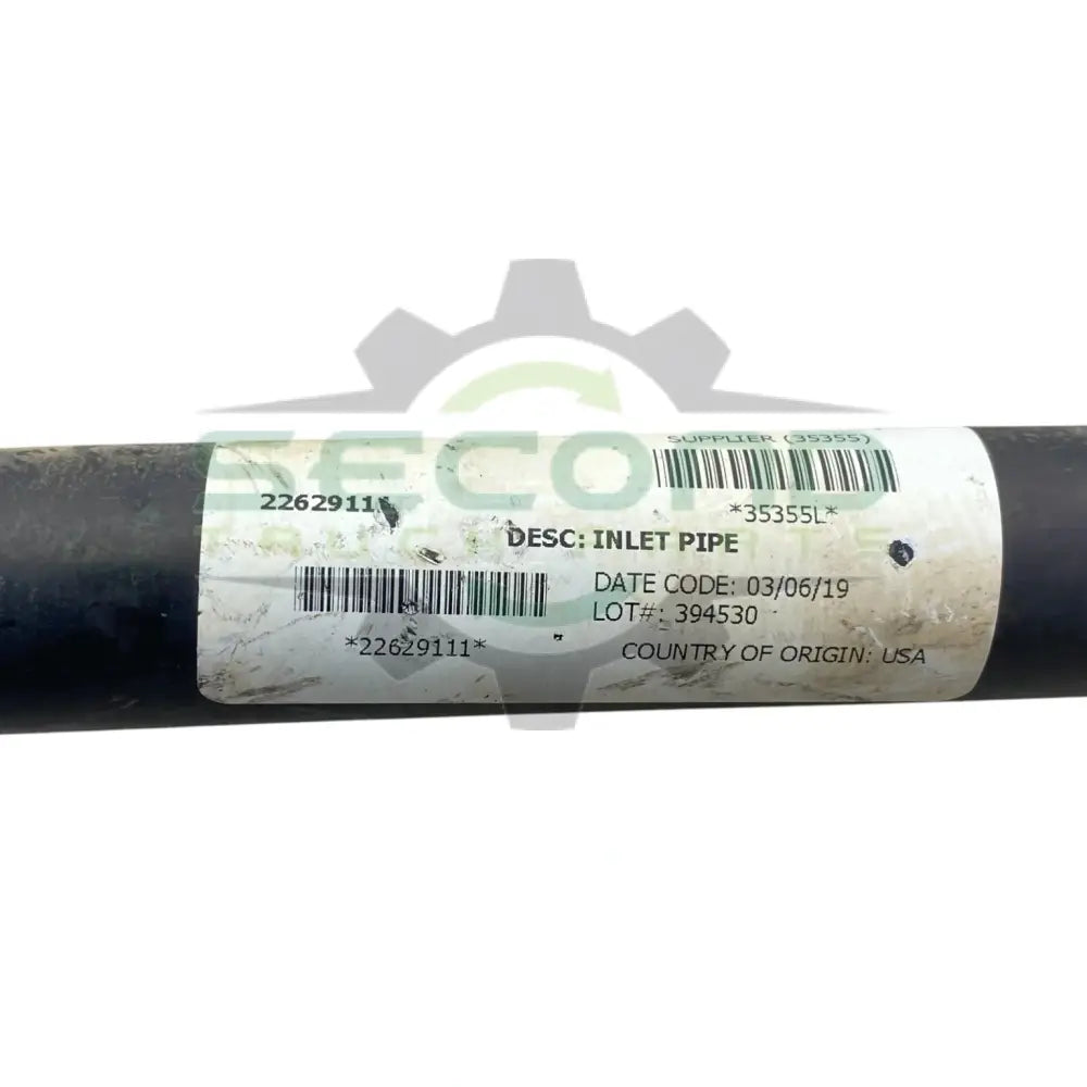22629111 Genuine Mack Inlet Pipe - Second Truck Parts