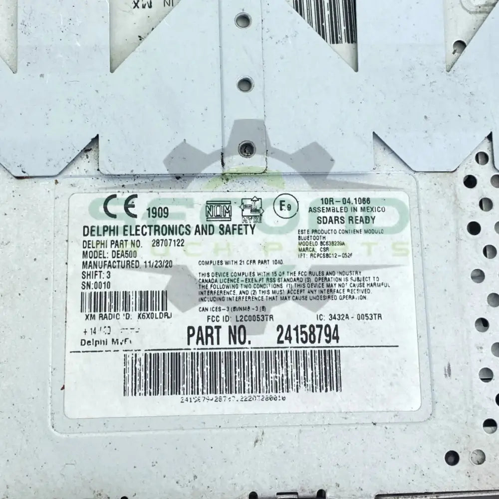 24158794 Genuine Mack Radio - Second Truck Parts