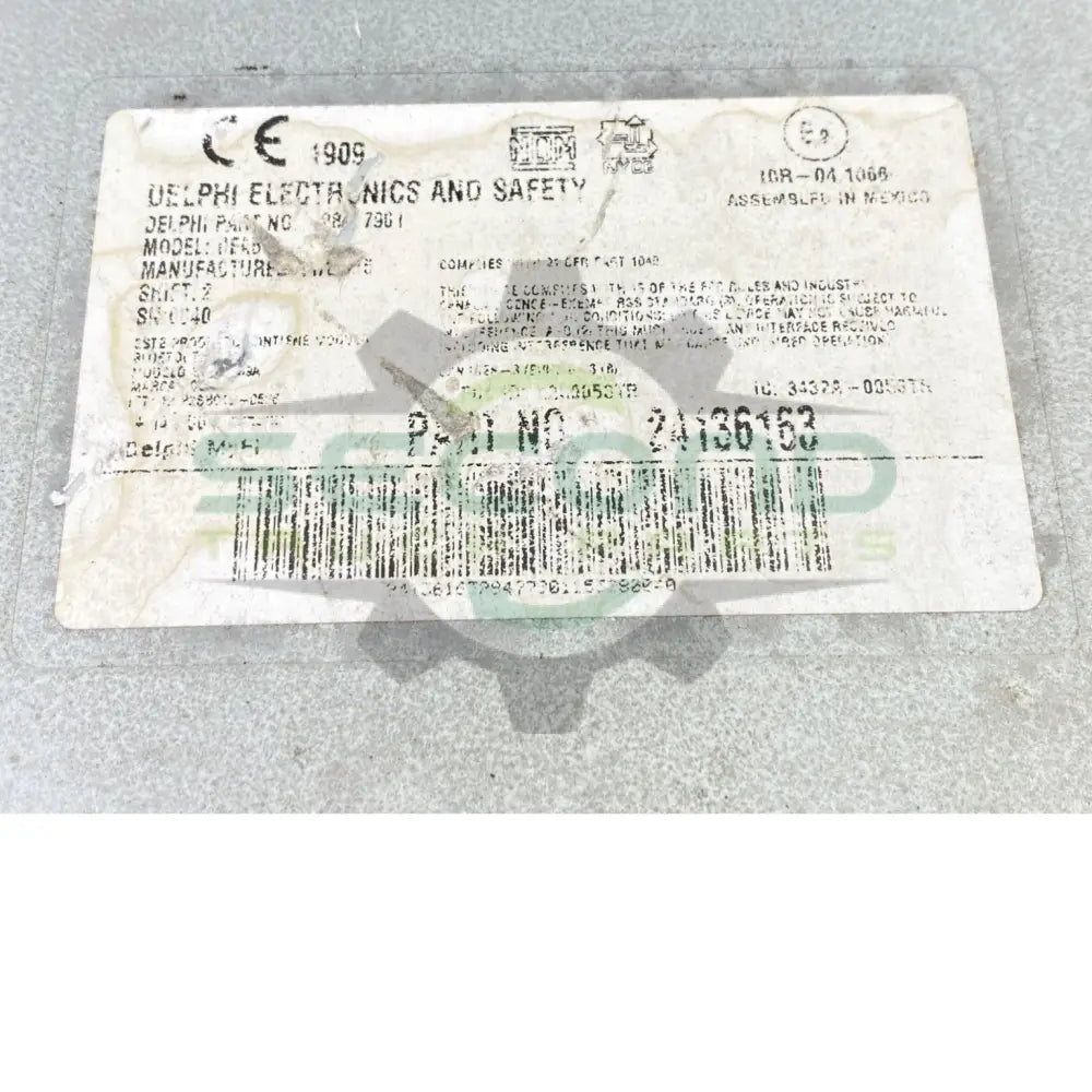 24136163 Genuine Mack Radio USB Bluetooth CD Player - Second Truck Parts