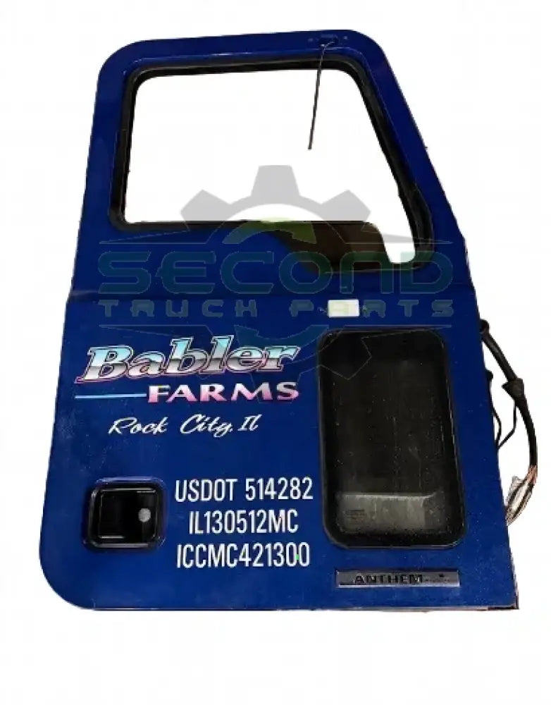 10002352 Genuine Mack Right Side Blue Door - Second Truck Parts