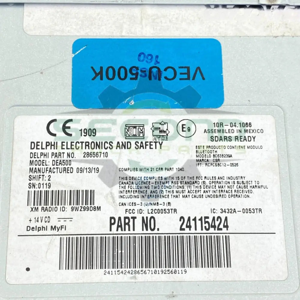24115424 Genuine Paccar Radio - Second Truck Parts