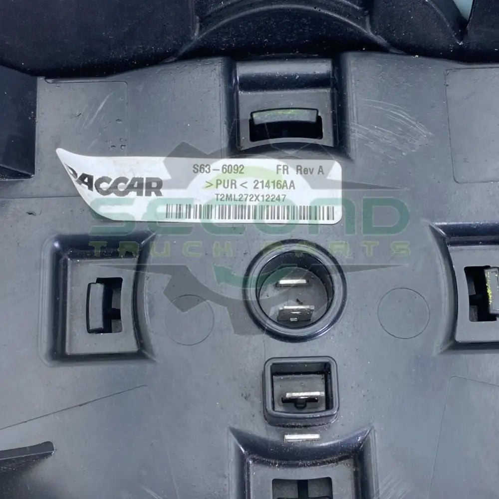S63-6092 Genuine Paccar Steering Wheel Horn Pad - Second Truck Parts