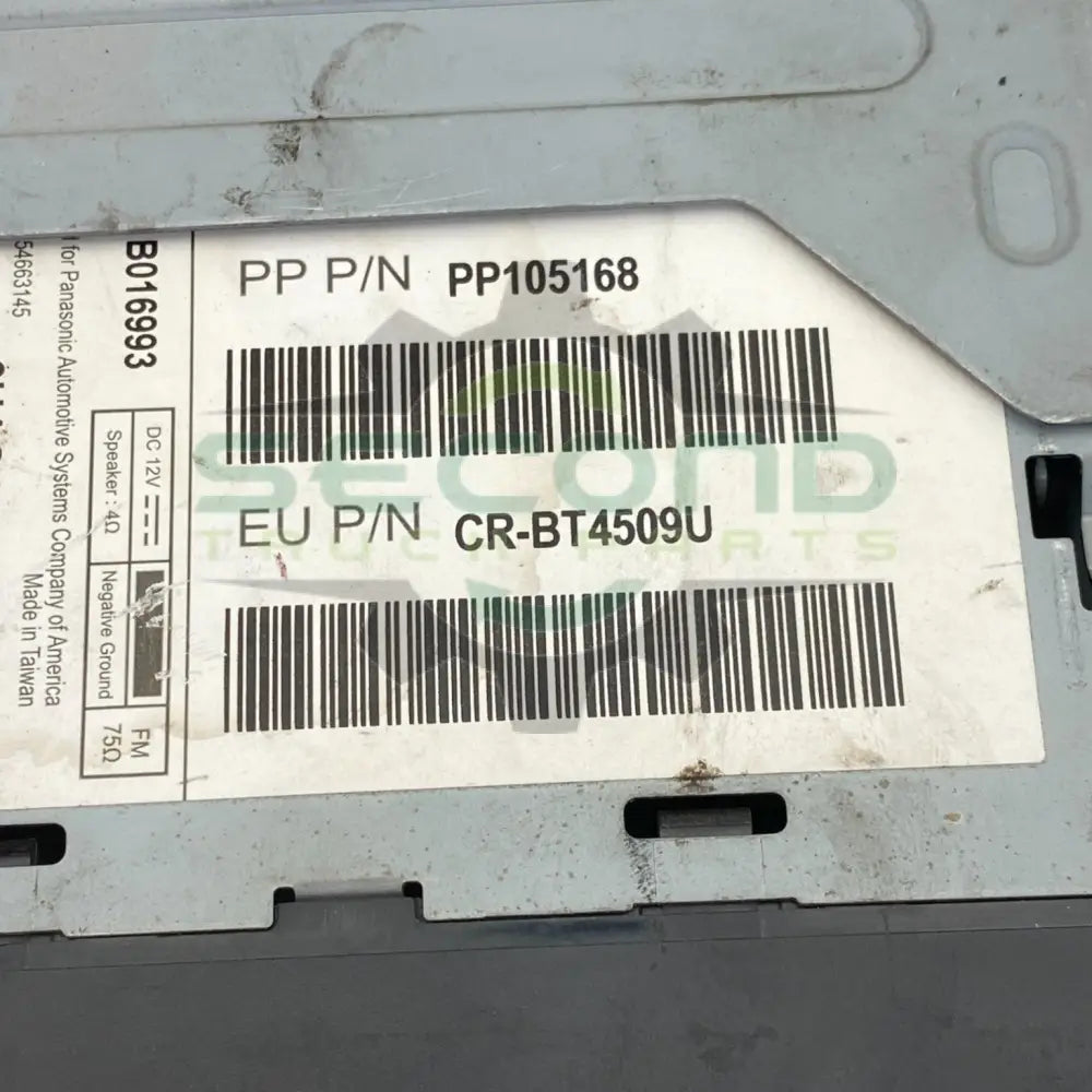 PP105168 Genuine Panasonic Radio Base AM/FM/WB/AUX/USB/BT - Second Truck Parts