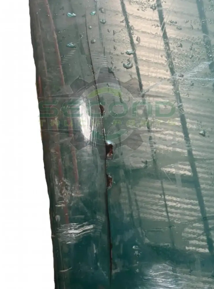 R33-1214 Genuine Peterbilt Green Left Driver Side Fairing Cab Extender - Second Truck Parts