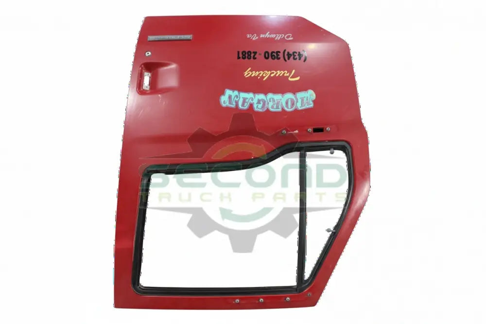 A18-38614-010 Genuine Sterling Red Left Door Assembly - Second Truck Parts