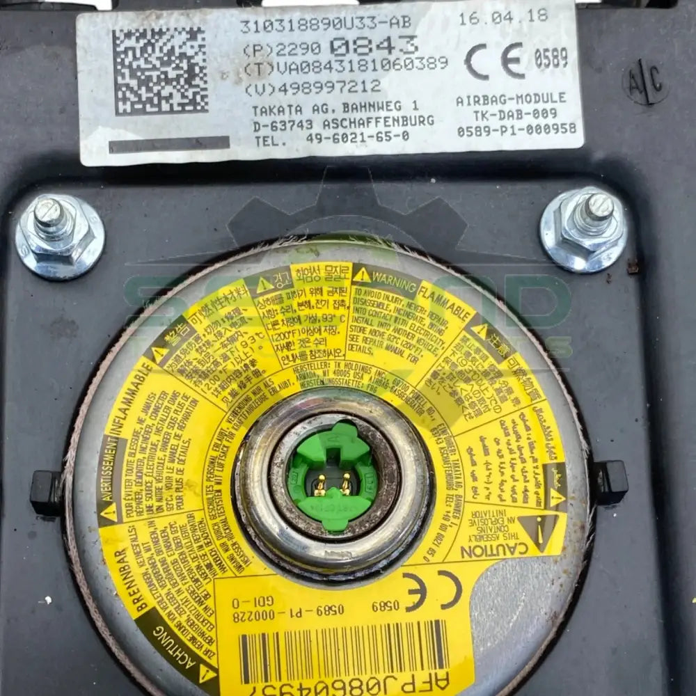 22900843 Genuine Volvo Airbag Module - Second Truck Parts