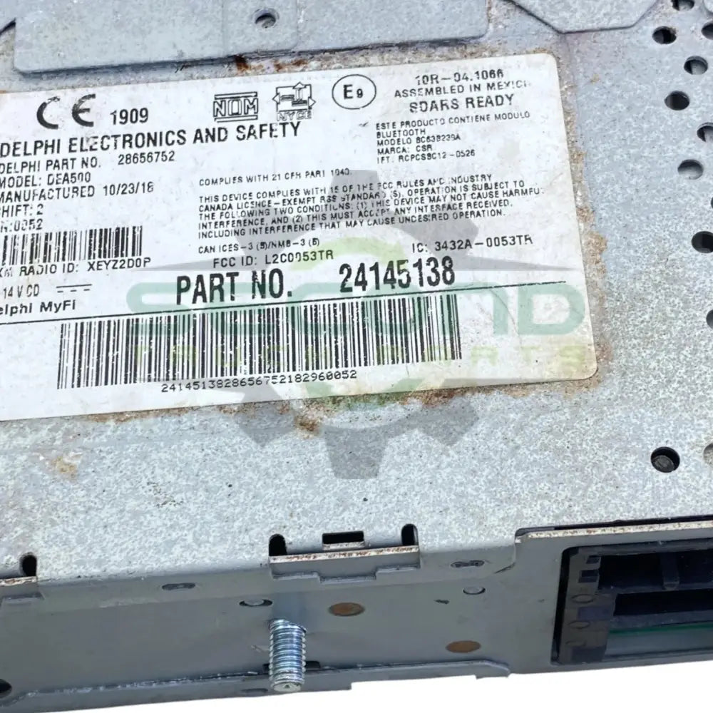 24145138 Genuine Volvo Bluetooth Radio Assembly - Second Truck Parts