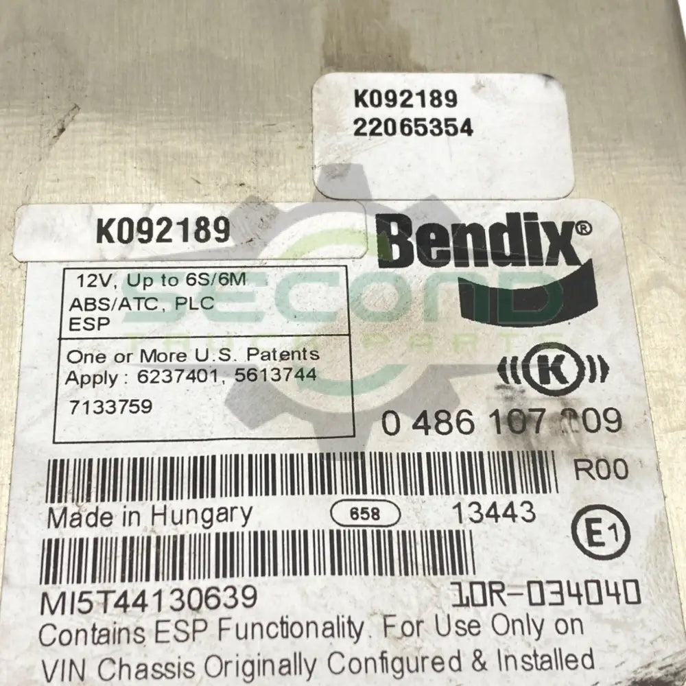 0486107209 Genuine Volvo ECU ABS Control Module - Second Truck Parts