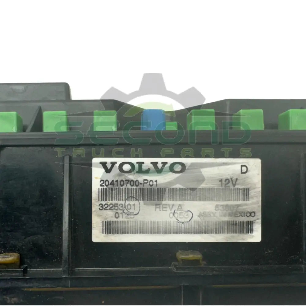 20410700-P01 Genuine Volvo Instrument Cluster - Second Truck Parts