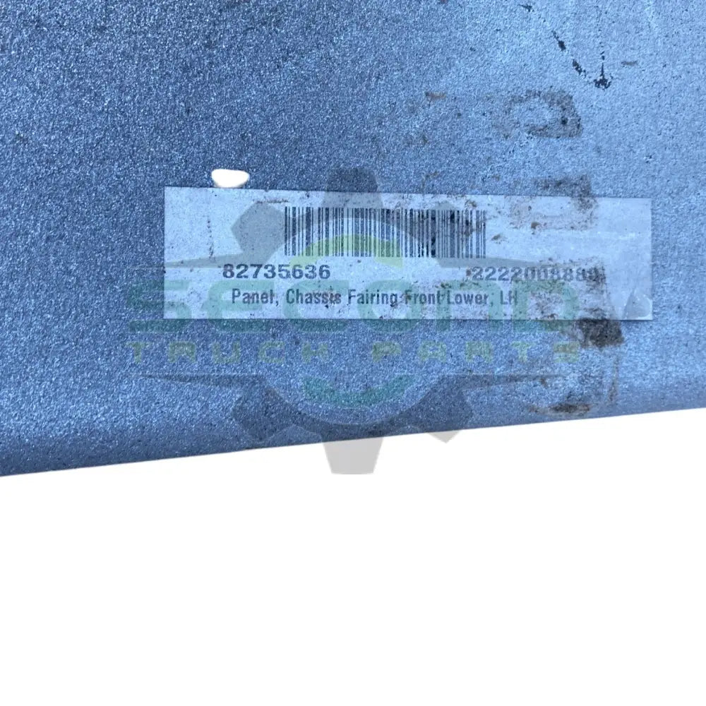 82735636 Genuine Volvo VNM White Left Driver Front Skirt - Second Truck Parts