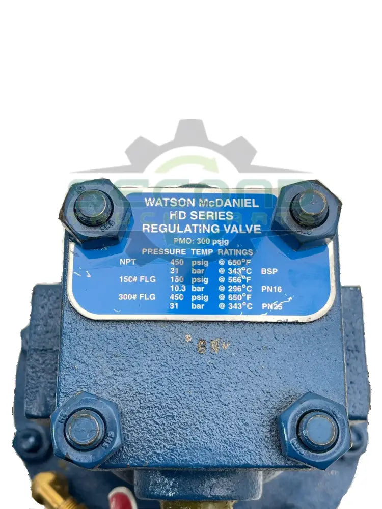 HD-12-N Genuine Watson McDaniel HD Main Valve ½" NPT - Second Truck Parts