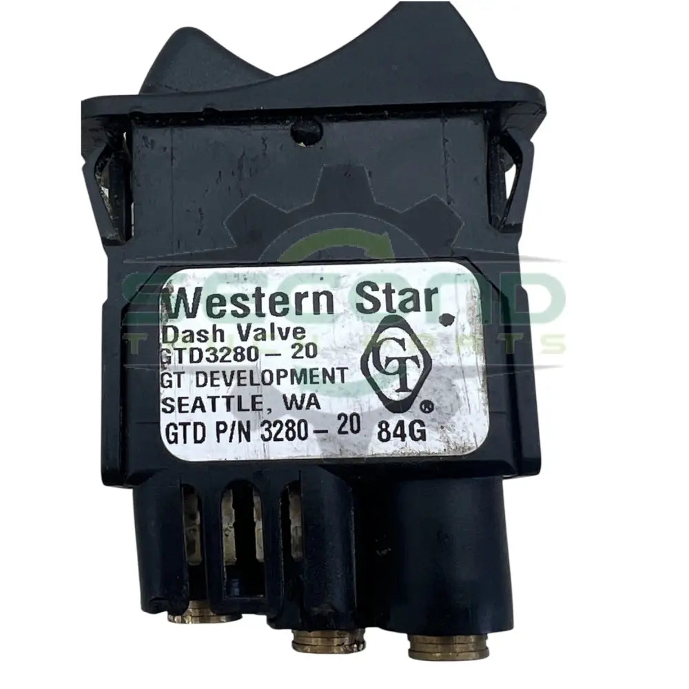 GTD3280-20 Genuine Western Star Diff Lock Dash Console Switch - Second Truck Parts