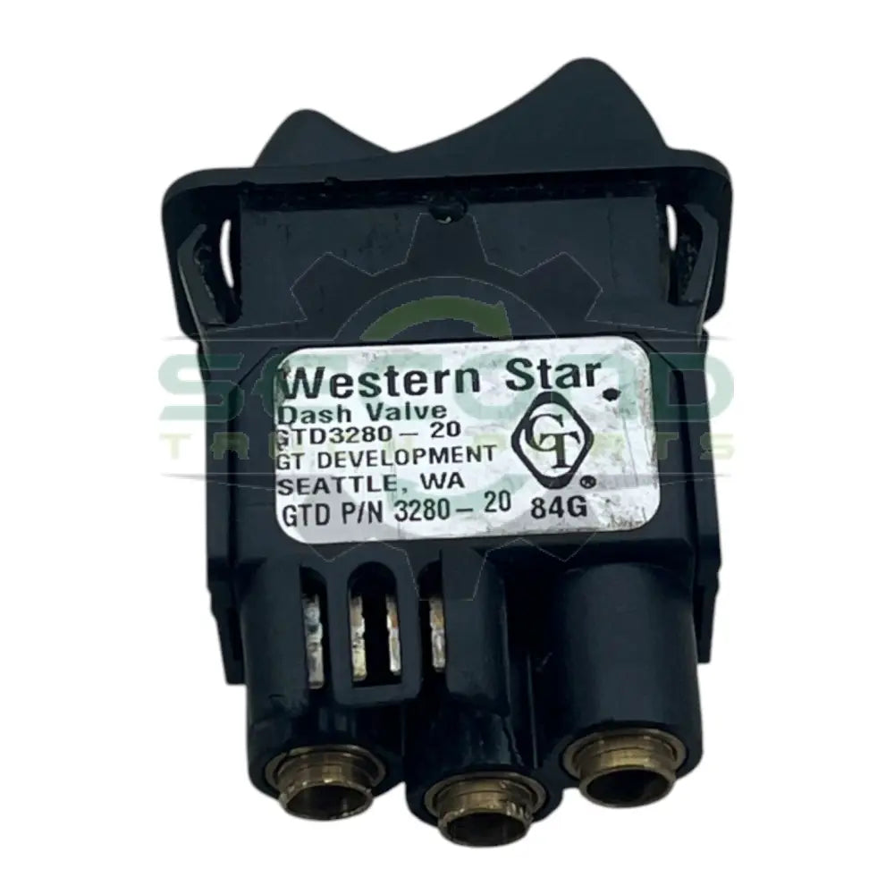GTD3280-20 Genuine Western Star Diff Lock Dash Console Switch - Second Truck Parts